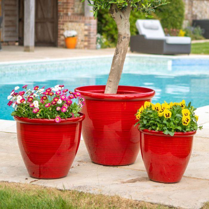 POLLENCA PLANTER - RED
