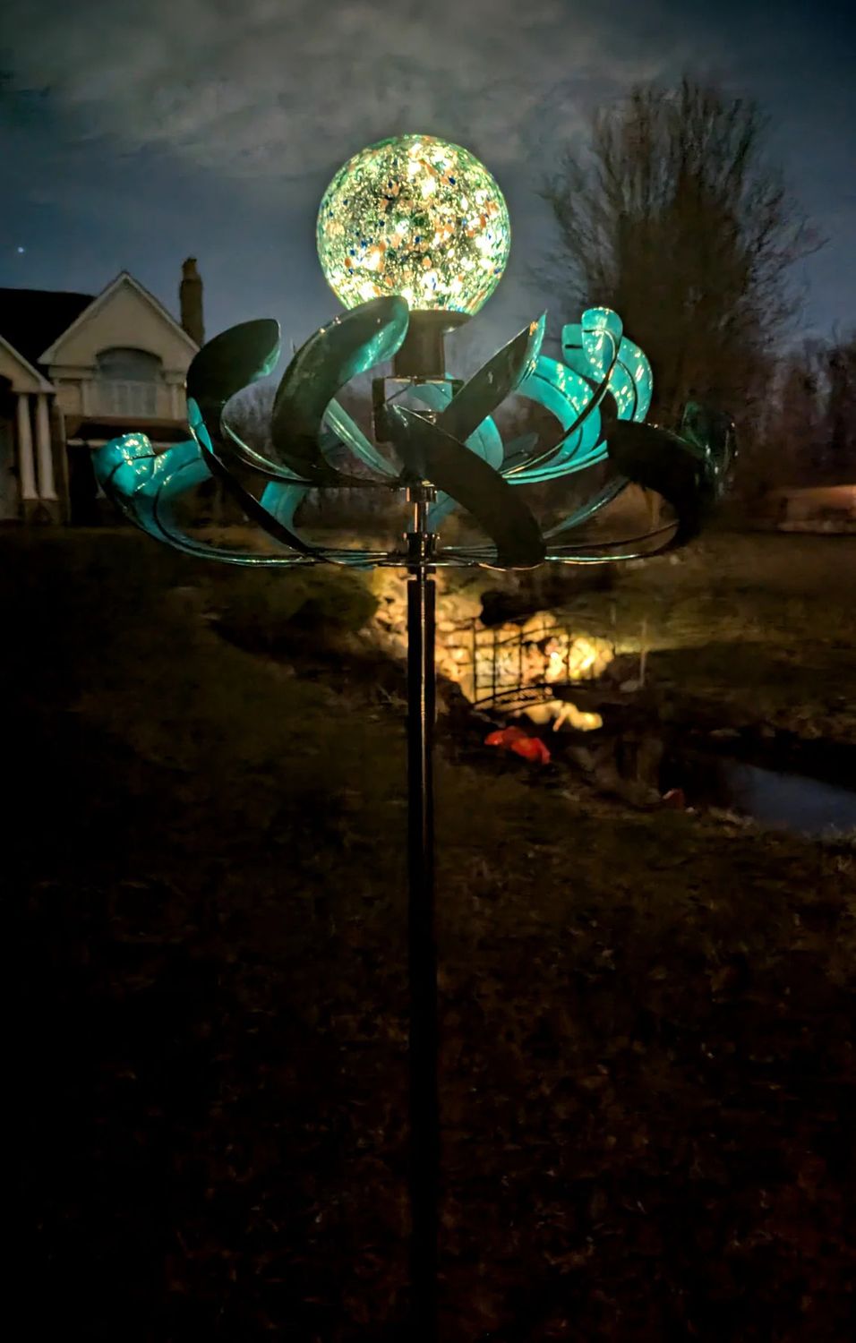 SPINNER PEACOCK ORB - SOLAR