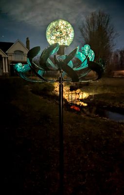 SPINNER PEACOCK ORB - SOLAR