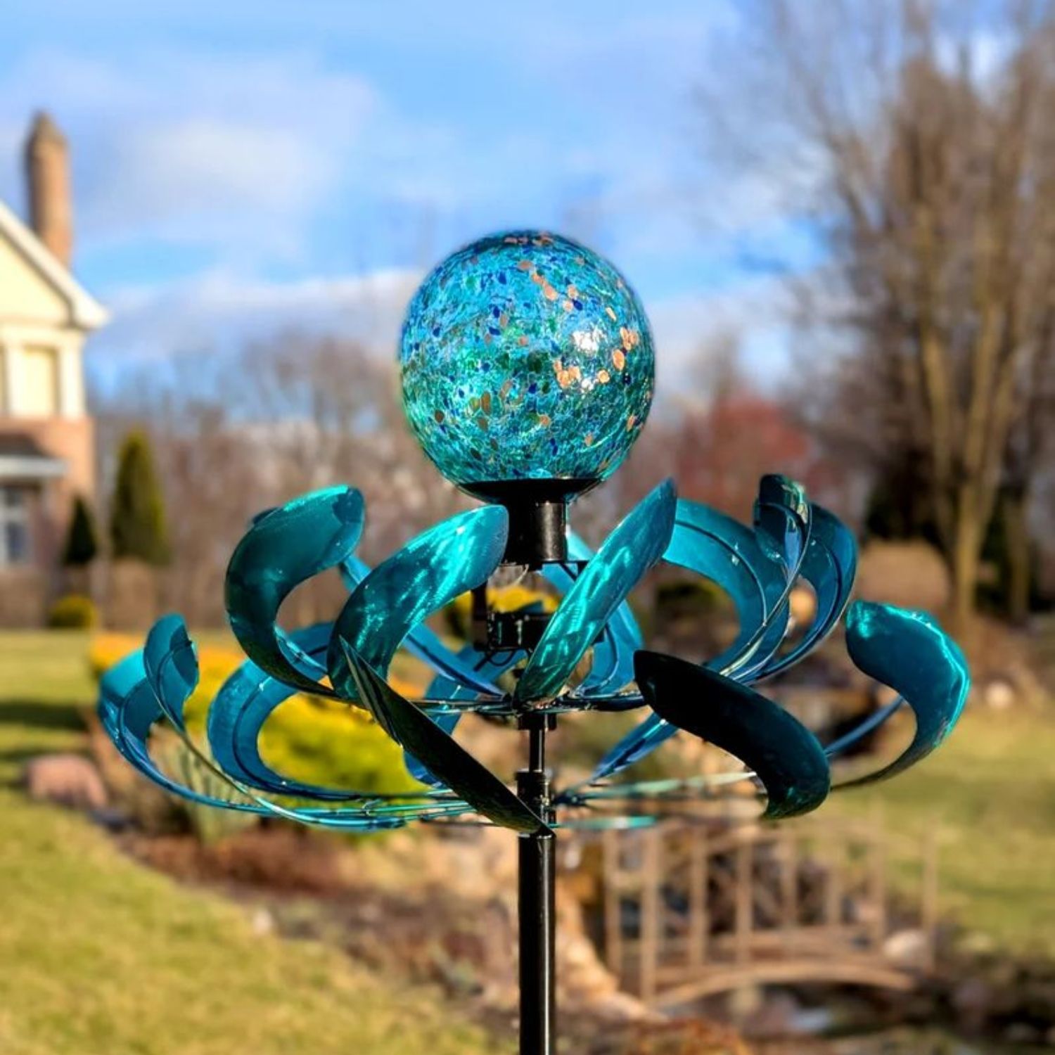 SPINNER PEACOCK ORB - SOLAR