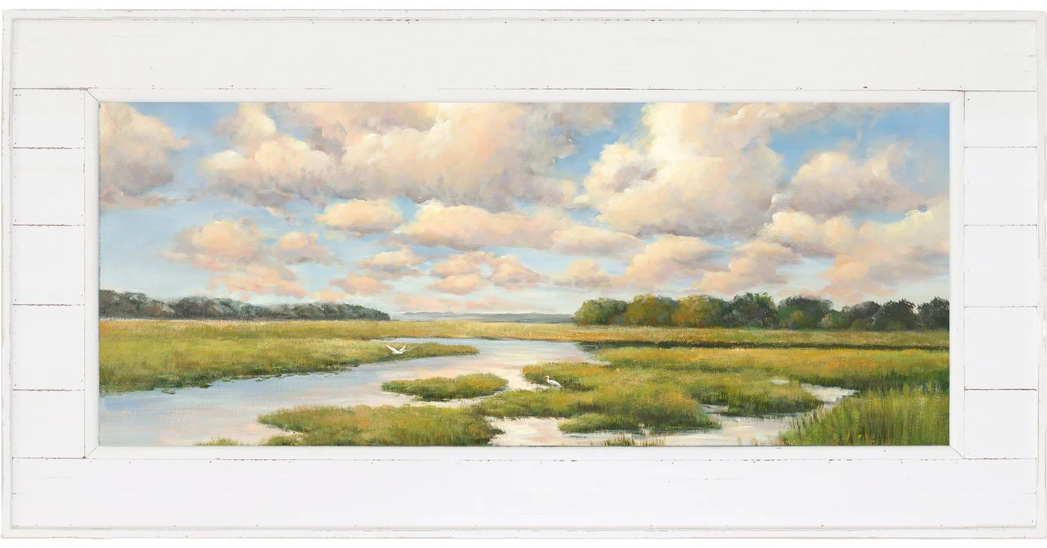 LOW COUNTRY FRAMED CANVAS ART