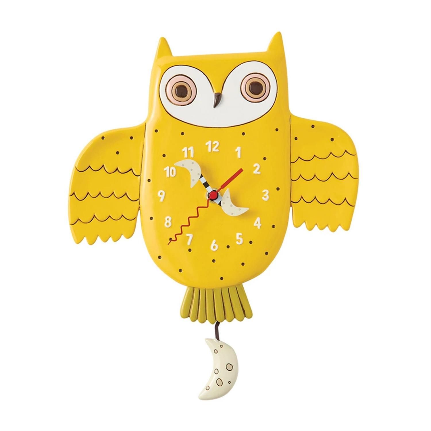 CLOCK - Golden Hoot Clock