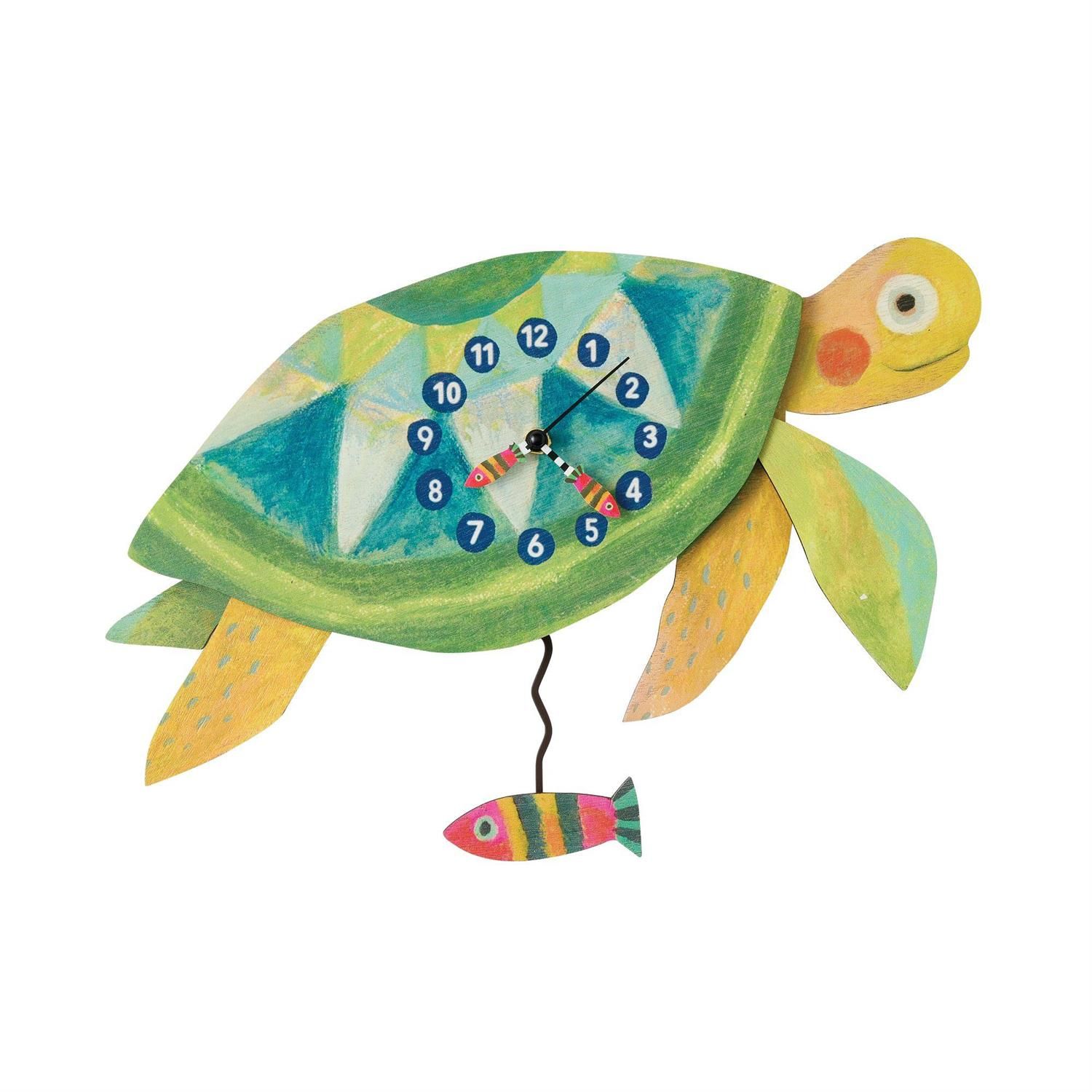 CLOCK - Shellbound Wood Wall