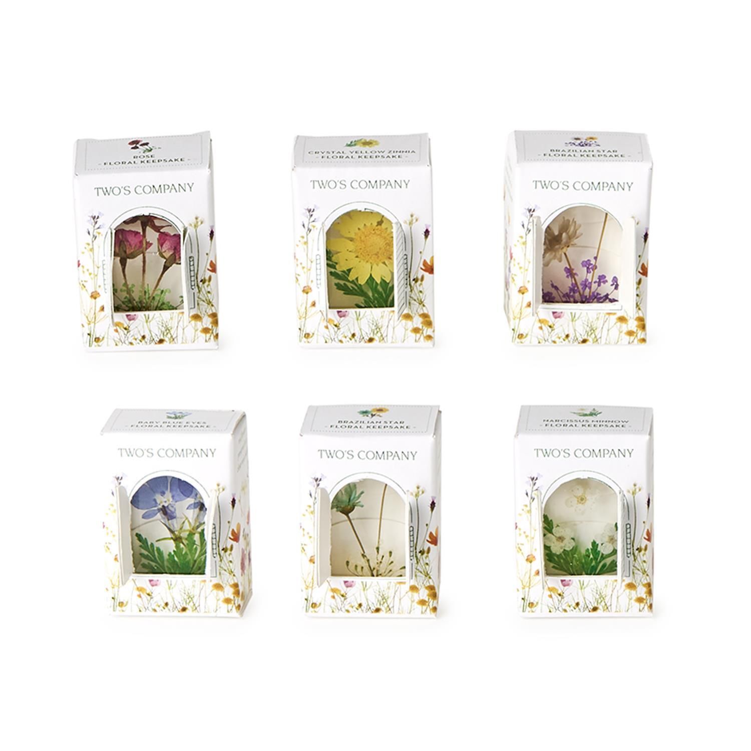 Wildflower Pressed Floral Keepsake in Gift Box