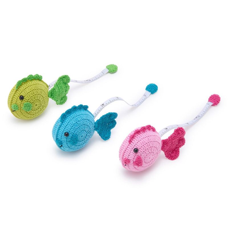 Flying Fish Hand-Crocheted Measuring Tape -