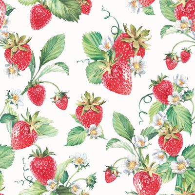 Garden Strawberries • Lunch Napkin