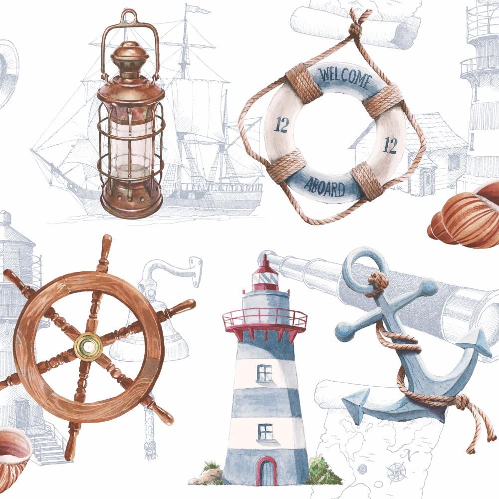 Welcome Aboard • Beverage Napkin