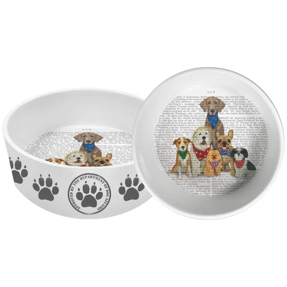 PET BOWL, 8" - PAW PAW GANG