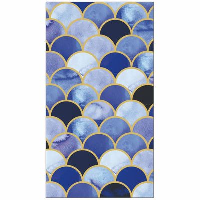 GUEST TOWEL - ART DECO AQUA