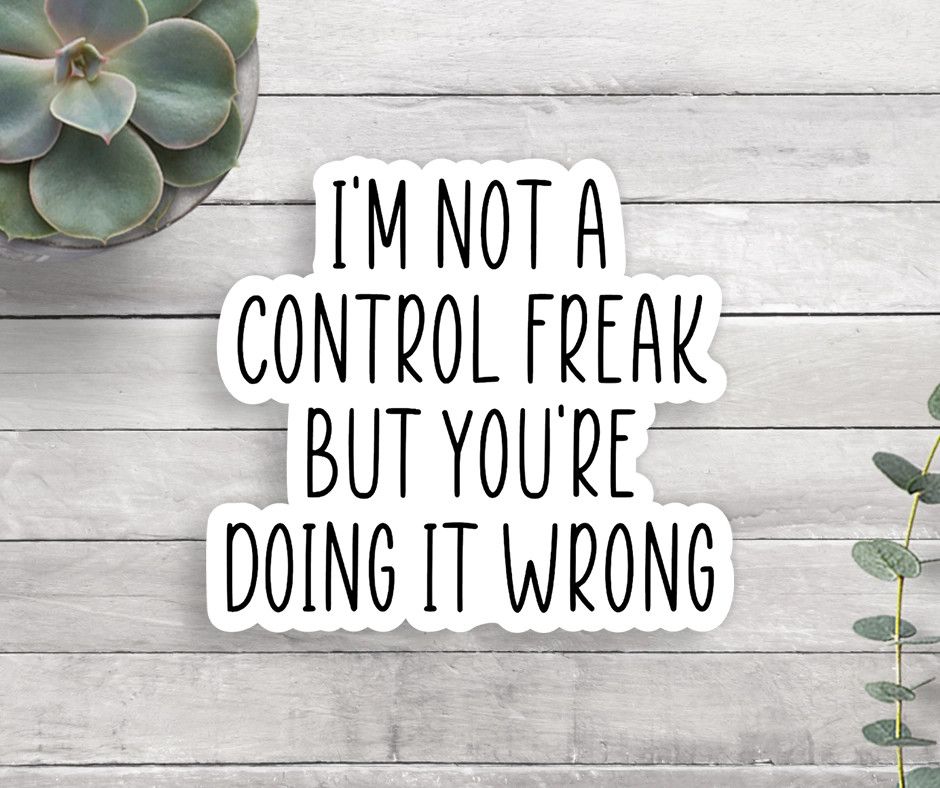 Control Freak Sticker