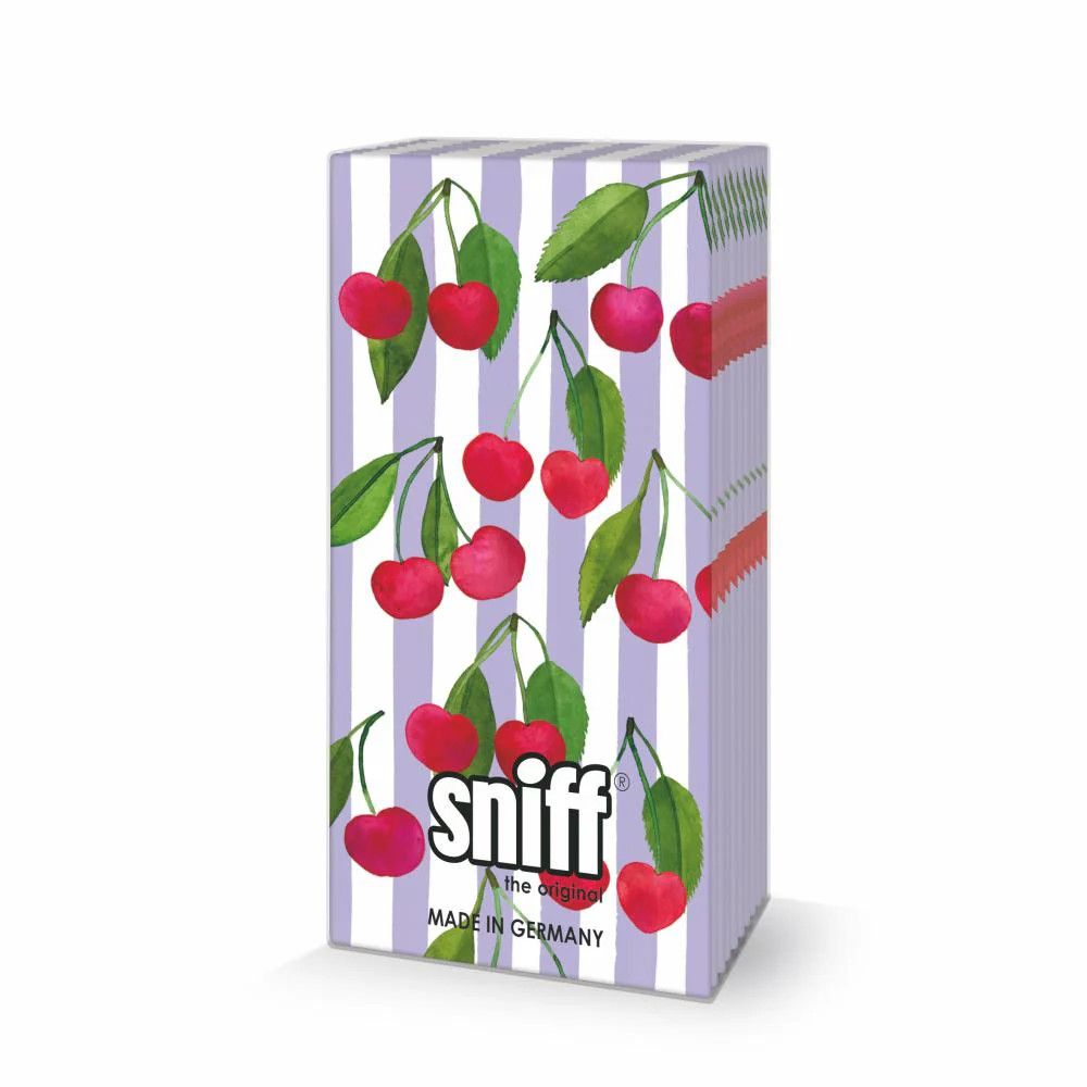 Cherry &amp; Stripes • Sniffs Tissues