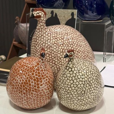 GUINEA FOWL - Bordeaux Spotted White