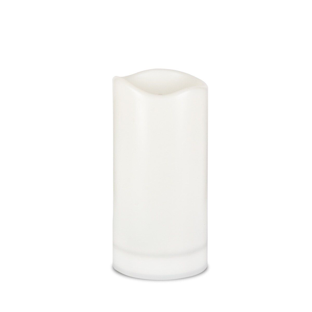 4" D X 8" H SOLAR PLASTIC PILLAR CANDLE
