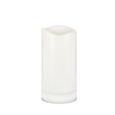 4" D X 8" H SOLAR PLASTIC PILLAR CANDLE