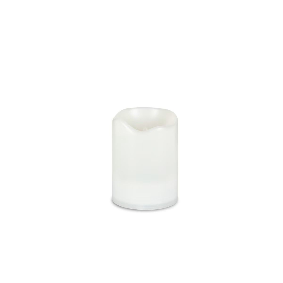 3" D X 4" H SOLAR PLASTIC PILLAR CANDLE