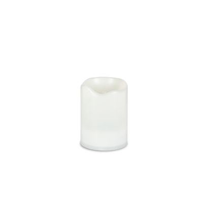 3" D X 4" H SOLAR PLASTIC PILLAR CANDLE
