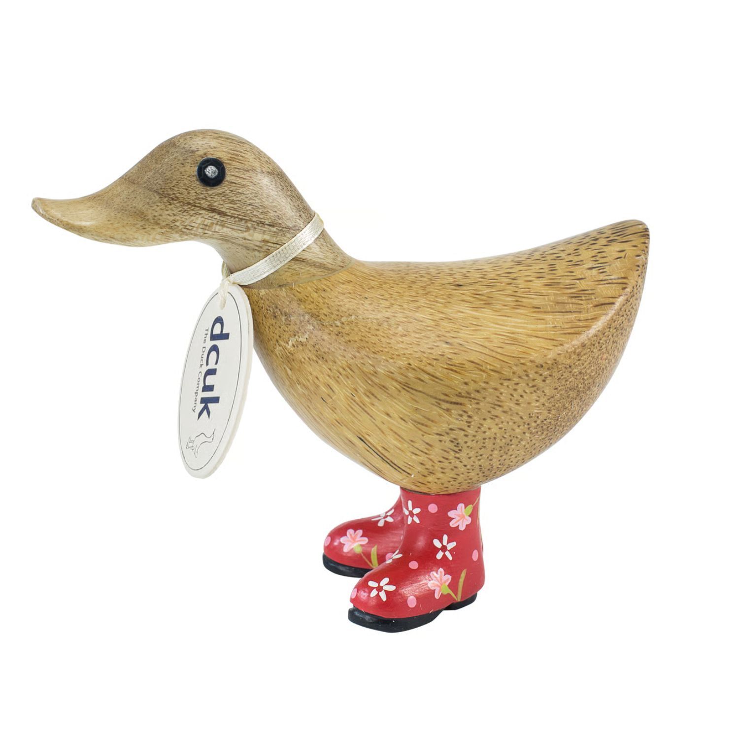 DCUK Floral Boots Duckys, Color: RED