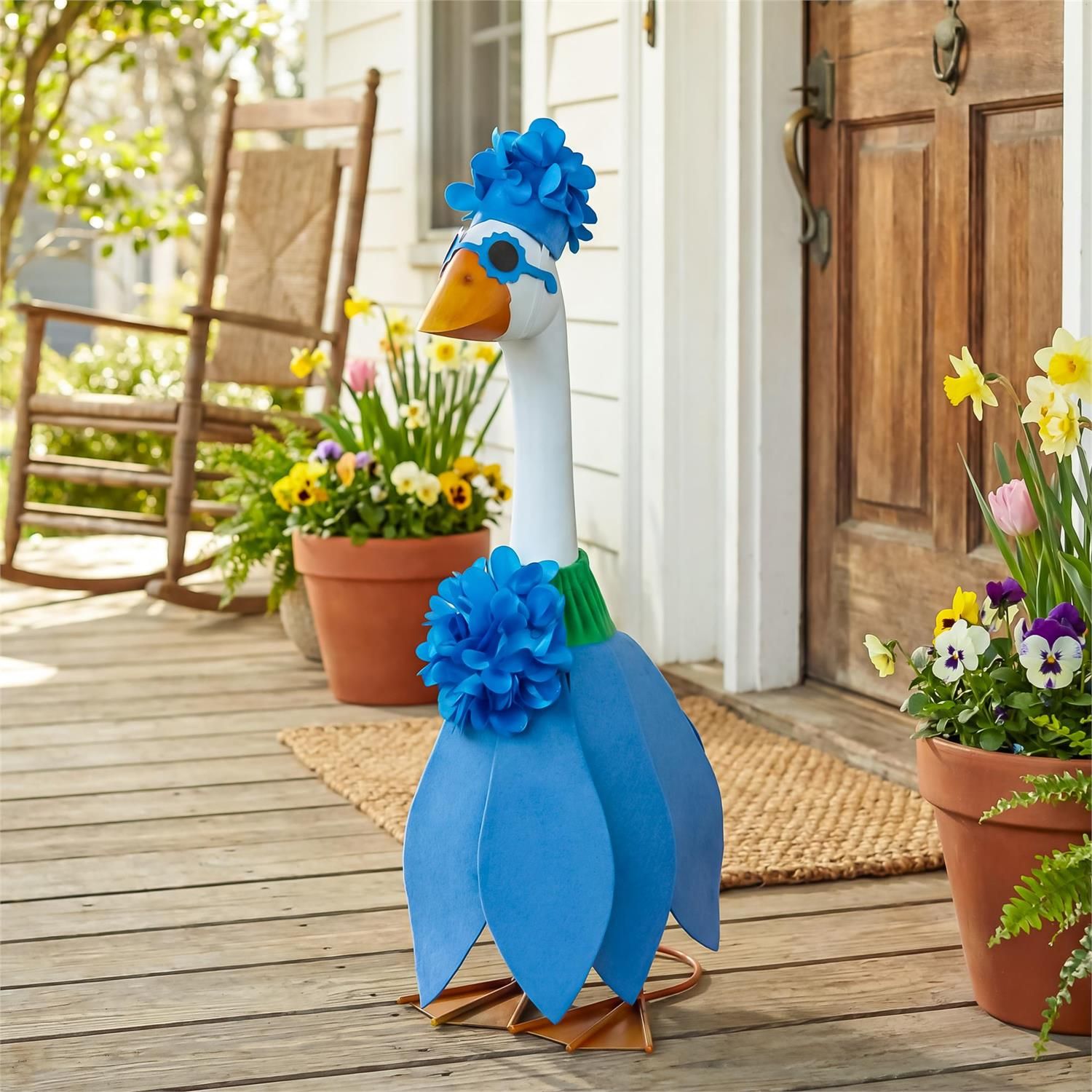 dress up goose Porch Outfit Handmade Seasonal Cotton Pins & Giggles this ensemble adds personality The cutest trend you need