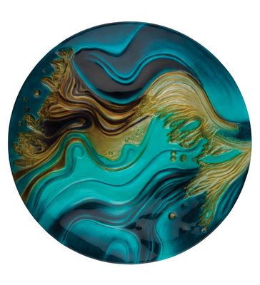 18" Swirl Birdbath with Stand