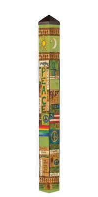 ART POLE 60" -PEACE AND HARMONY