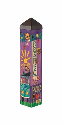 ART POLE 20" - HAPPY CAT