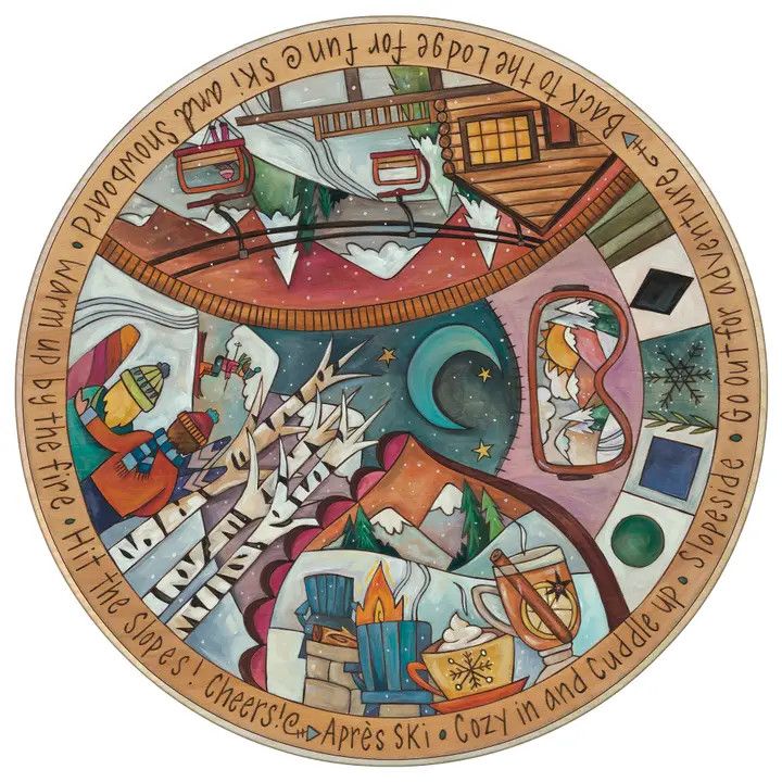 Limited Edition Lazy Susan | "First Tracks"