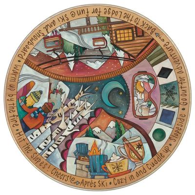 Limited Edition Lazy Susan | "First Tracks"