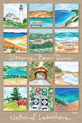 Sleeping Bear Dunes Gallery Poster by Brandy Wheeler