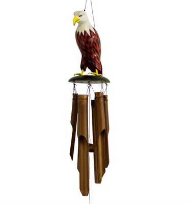 BALD EAGLE BAMBOO WOOD CHIME