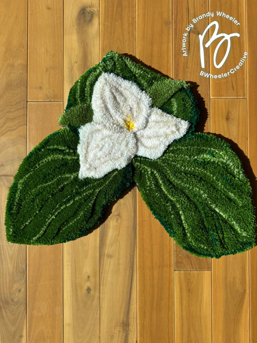 Trillium JoyTufted Rug Wall Hanging