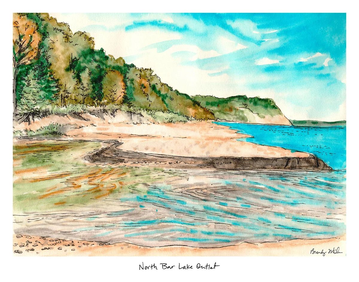 8x10 Print "North Bar Outlet" by Brandy Wheeler