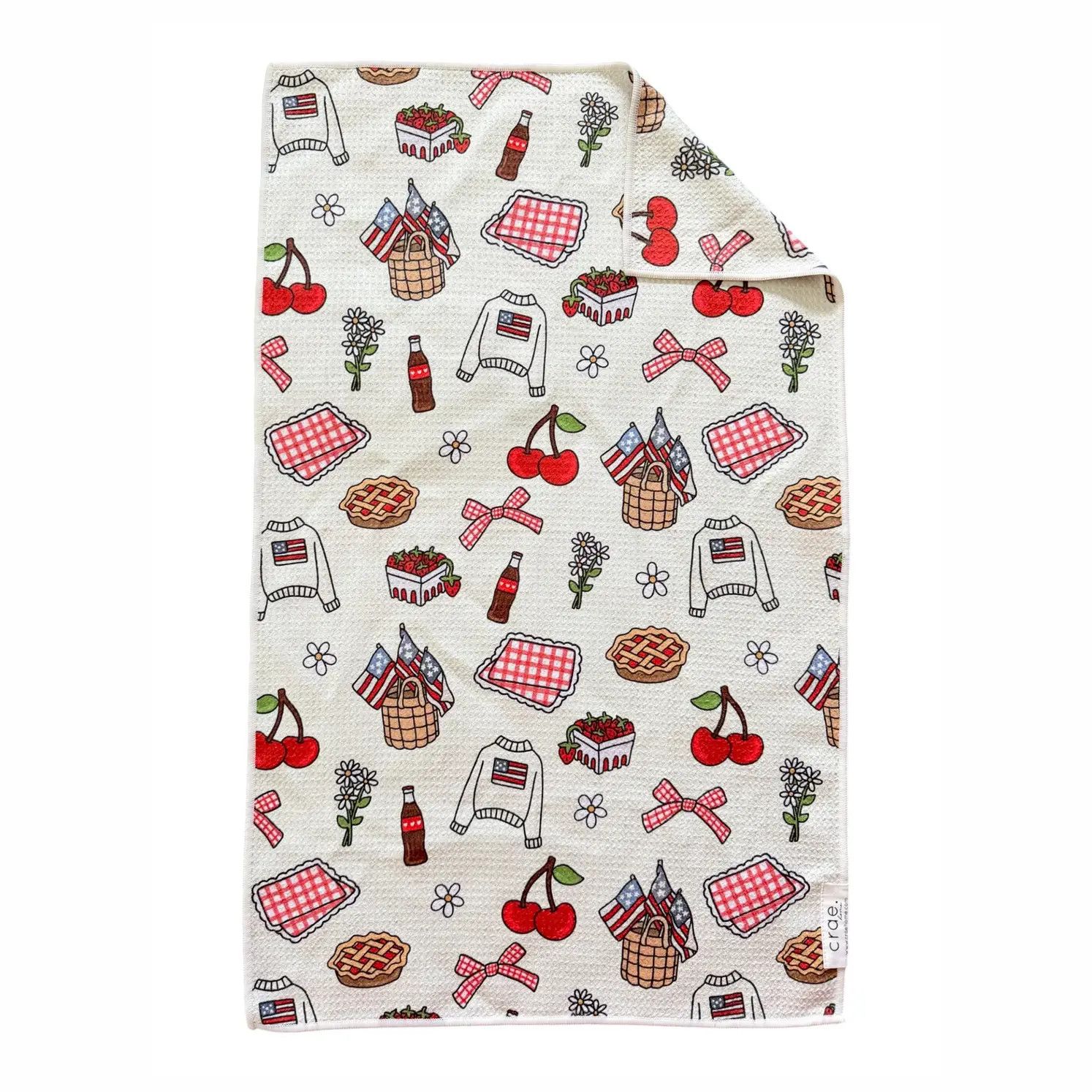 Summer Social: Double-Sided Hand Towel