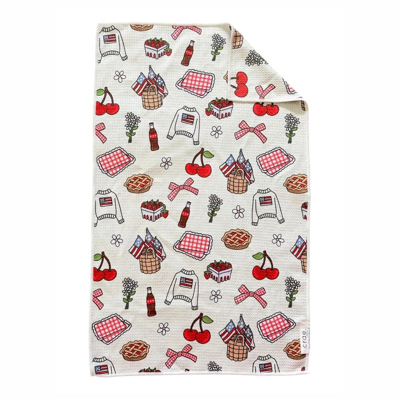 Summer Social: Double-Sided Hand Towel