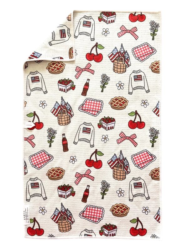 Summer Social: Double-Sided Hand Towel