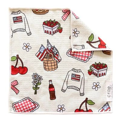 Summer Social: Double-Sided Washcloth
