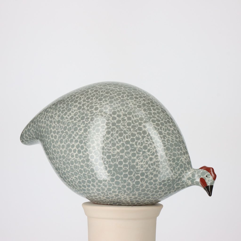 GUINEA FOWL - Polar Blue Spotted White PICO