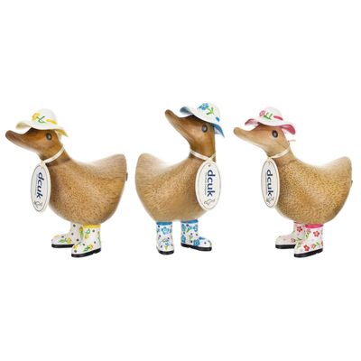 DCUK - White Hat Boots Duckys