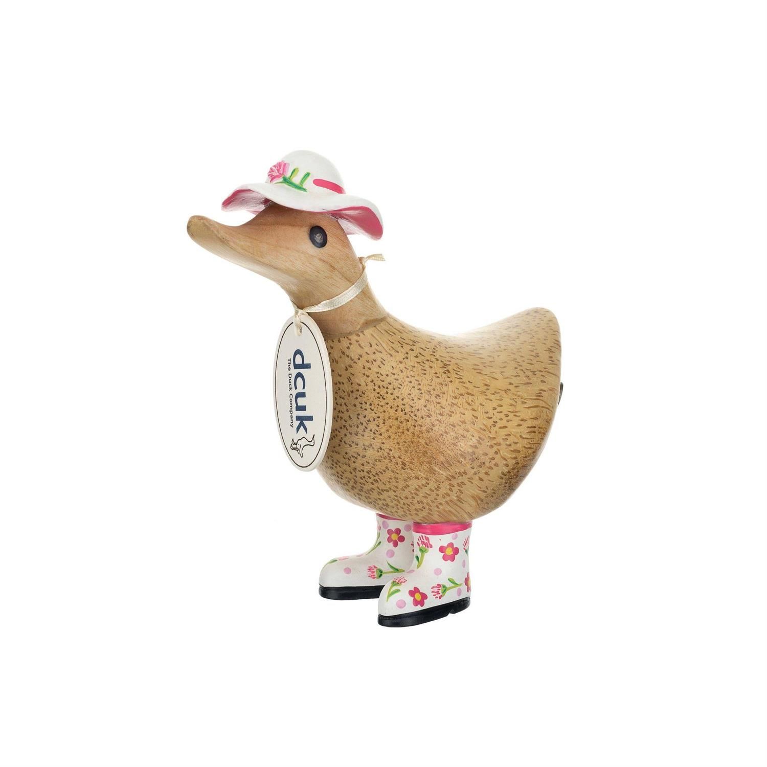 DCUK - White Hat Boots Duckys, Color: PINK