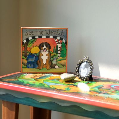 Bernese Mountain Dog Wall Plaque 9x9 | "Maya"