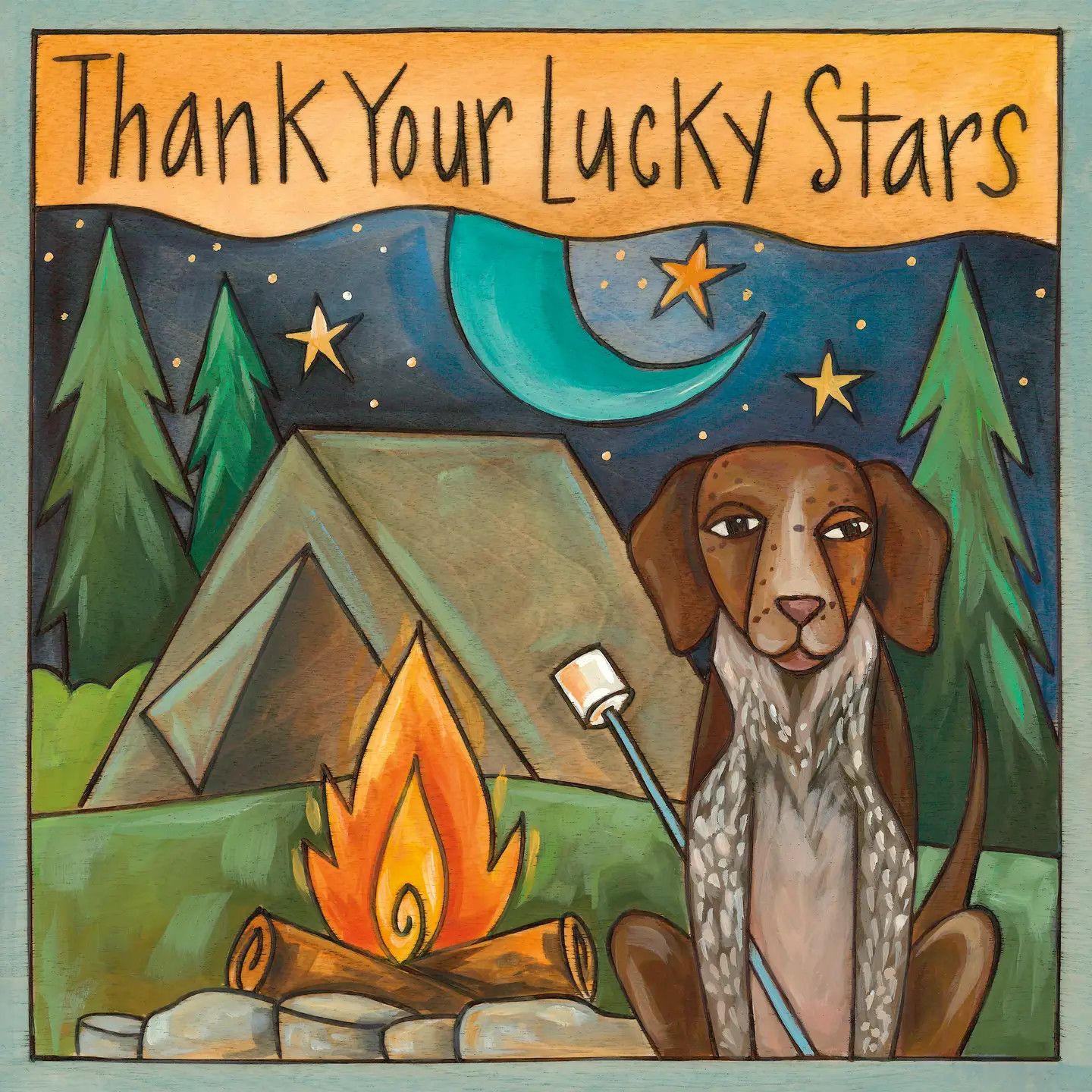 German Shorthaired Pointer Dog Wall Plaque 9x9 | "Cooper"