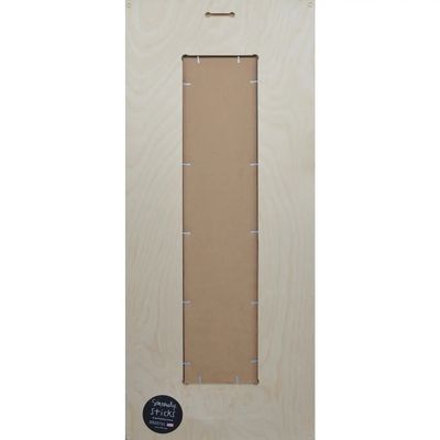 "A DOG'S WORLD" | RECTANGLE WALL MIRROR 12" x 28"