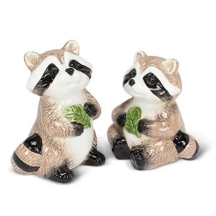 Raccoons Salt &amp; Pepper Shakers
