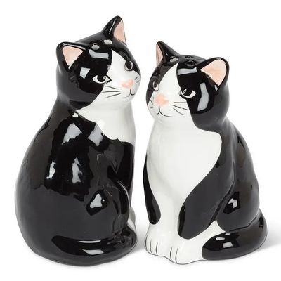 Sitting Cat Salt &amp; Pepper Shakers