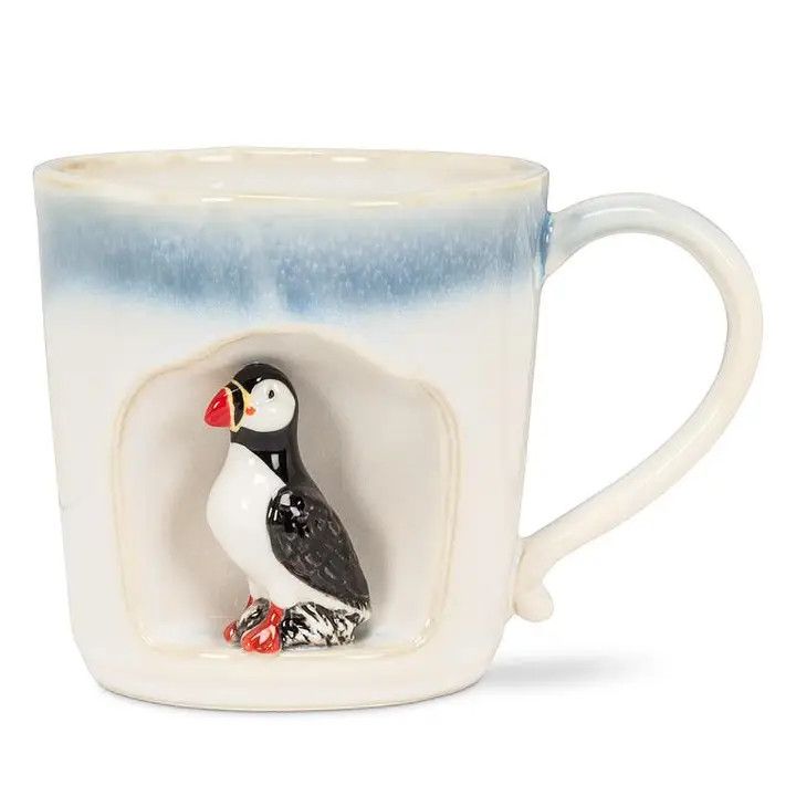 Puffin - Ombre Mug with Alcove-4"H