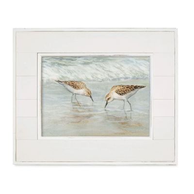 Sandpipers on Shiplap - 2 birds (12 inch x 16 inch)