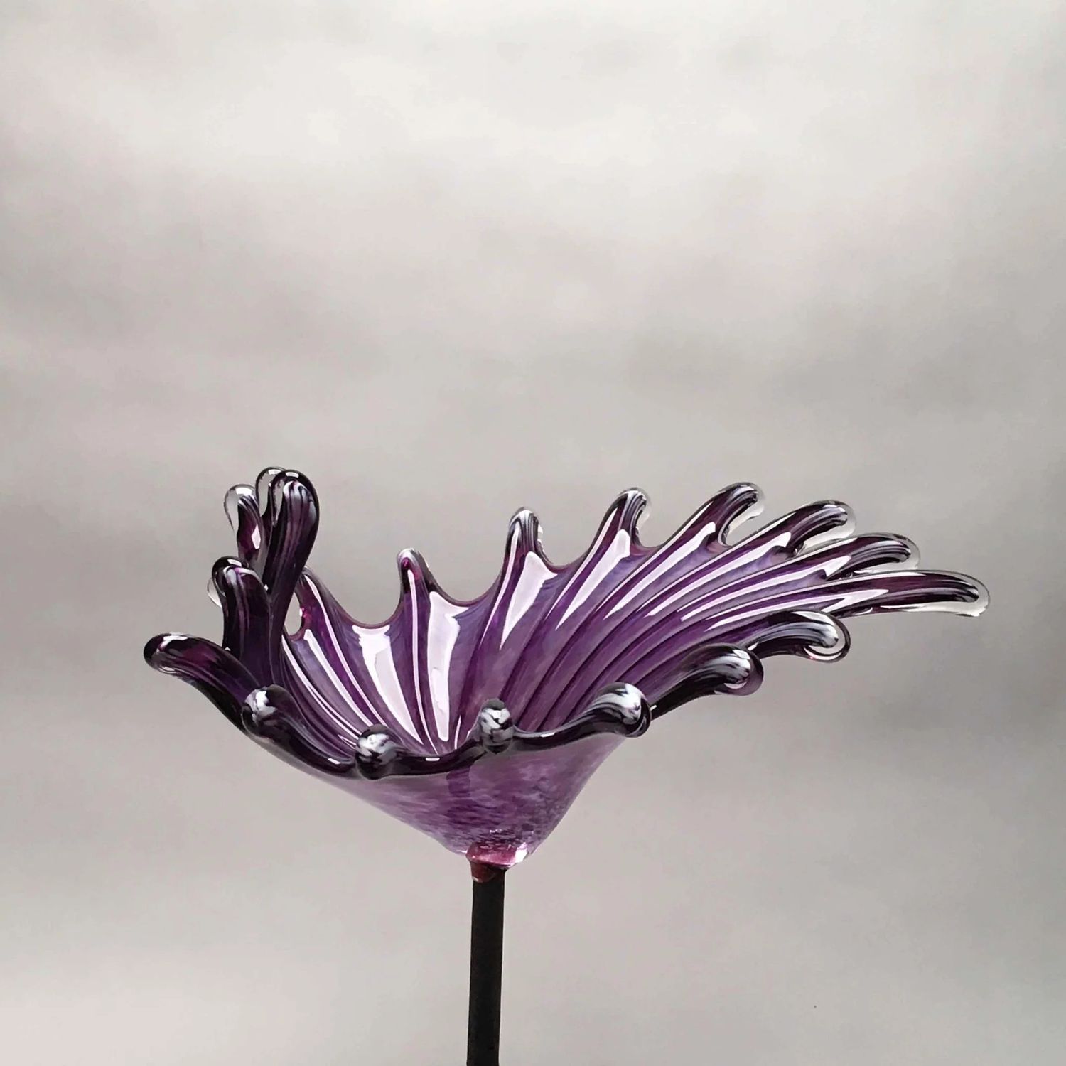 SPLASH BIRDBATH BOWL AMETHYST PURPLE
