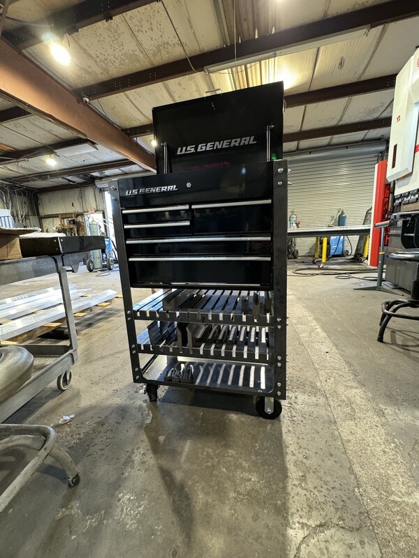 Tooling cart for HF 5 drawer box