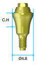 Multi-unit Abutment C=4.5/ Straight/ M1.8