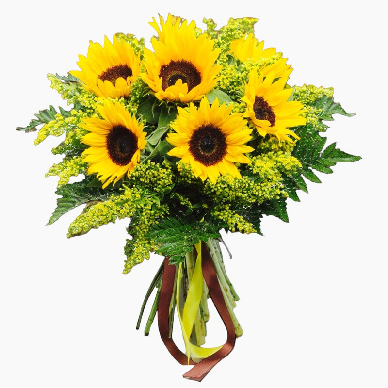 ramo de girasoles