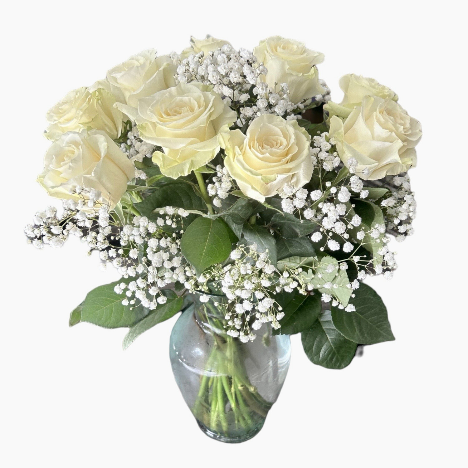 Bouquet of white roses